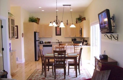 Bayfield Condo | Downtown Bayfield, Lake Views, 1 block up from the main Harbor dock. Sleeps 4.