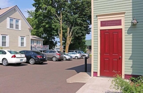 Bayfield Condo | Downtown Bayfield, Lake Views, 1 block up from the main Harbor dock. Sleeps 4.