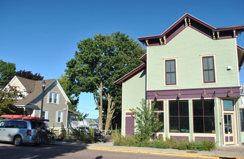 Bayfield Condo | Downtown Bayfield, Lake Views, 1 block up from the main Harbor dock. Sleeps 4.