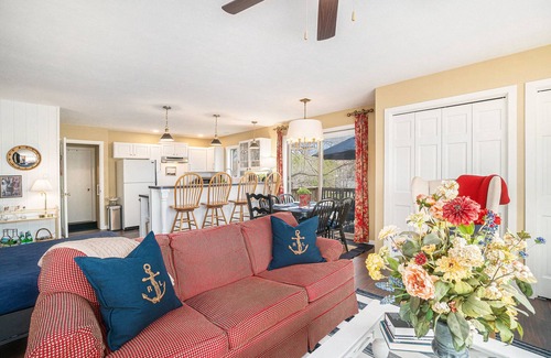 Boyne City Apartment | Downtown Boyne City charmer with stunning Lake Charlevoix and Boyne River views.