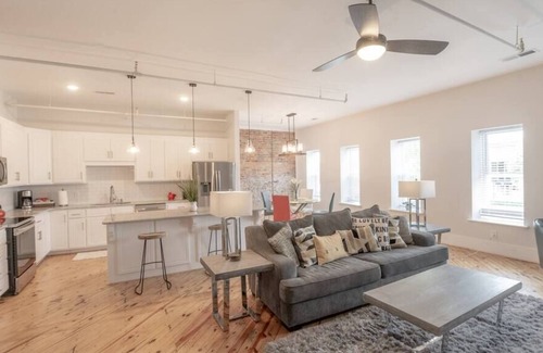 Rocky Mount Apartment | Downtown Main St Loft 137 - Walk to Expo Center !