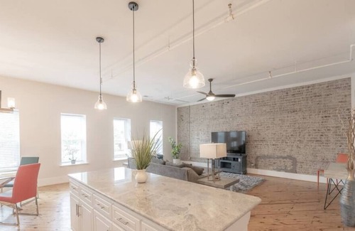 Rocky Mount Apartment | Downtown Main St Loft 137 - Walk to Expo Center !
