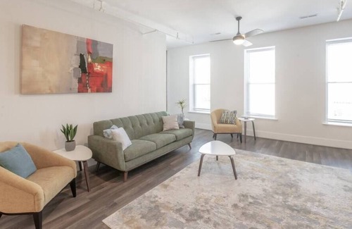 Rocky Mount Apartment | Downtown Main St Loft 133 - Walk to Expo Center !