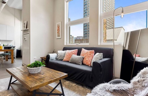 Near South Side Condo | Downtown McCormick &. Museums 2bd/2ba +gym&rooftop
