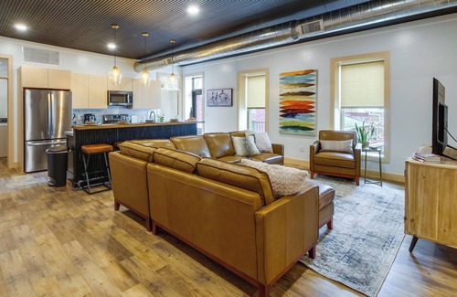 Millersburg Apartment | Downtown Millersburg Retreat w/Sleek Interior!