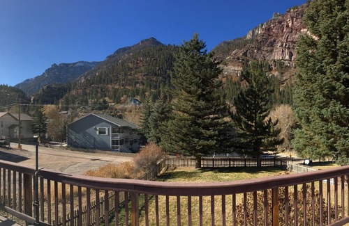 Ouray House | Downtown Ouray home with two living rooms, large yard and deck.