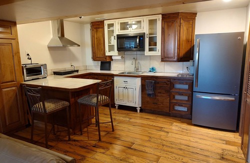 Silverthorne Apartment | Downtown Park and Rec Center. Pool/gym/hot tub 1 block away.