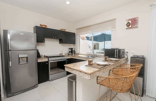 Gonzalo Guerrero Condo | Downtown Private Terrace | BBQ | Pool | Near Beach