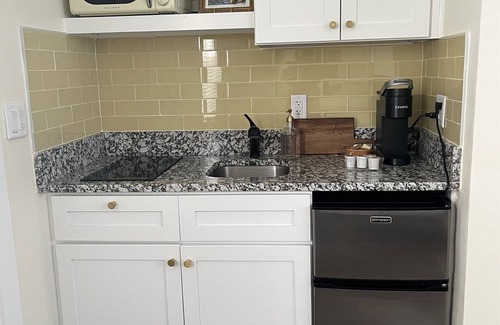 Safety Harbor Hotel | Downtown Queen Studio | Relax in a Secure Stay