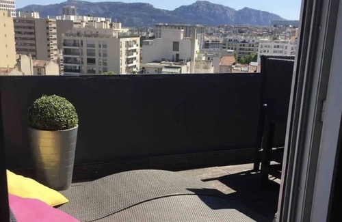 Lodi Condo | Downtown roof top with large south-facing terrace and private parking.