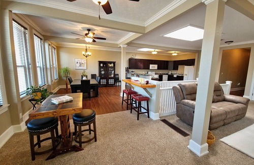 Sidney Condo | Downtown Sidney Loft close to the fun. Renovated historical building with a view