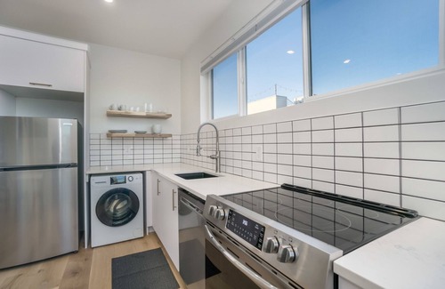 Old Town North House | Downtown Views Deluxe Guesthouse + Rooftop Spa!