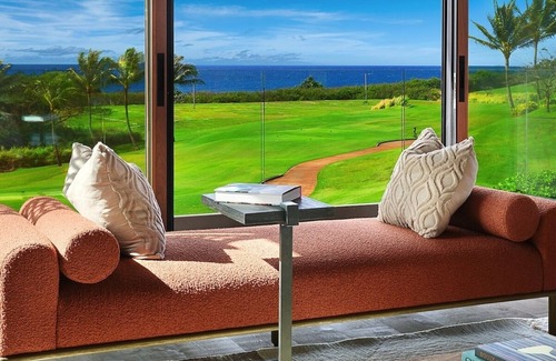 Poipu House | Dramatic New Kukui'ula Estate: Dazzling Style + Seaviews + Unique Pool & Spa