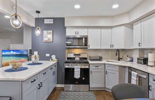 Downers Grove House | Dream- 4 King Beds, Fully Fenced