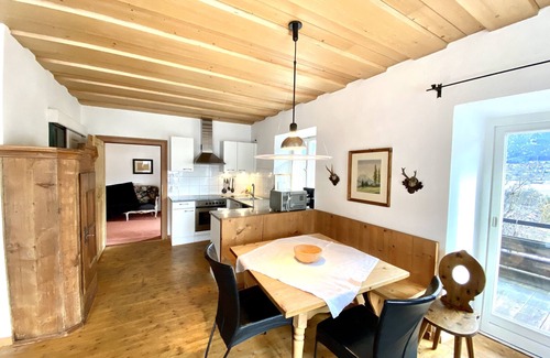 Telfes im Stubai Apartment | Dream apartment with balcony, two bathrooms, swimming pool, garden, pets allowed