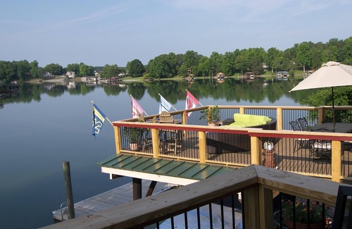 Moneta House | Dream Come True. Directly on water! No steps! Fenced yard! One of a kind on SML!