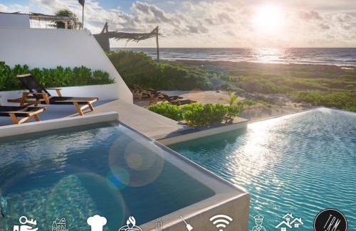Tulsayab Villa | Dream Oceanview Villa 4BR at Tankah bay Tulum