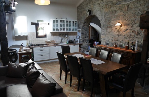 Montalto Ligure House | Dreamlike old oil mill in a romantic location right on the river