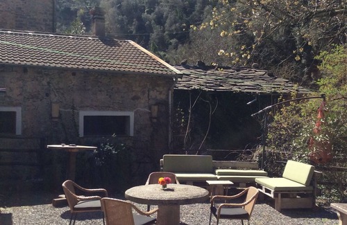 Montalto Ligure House | Dreamlike old oil mill in a romantic location right on the river