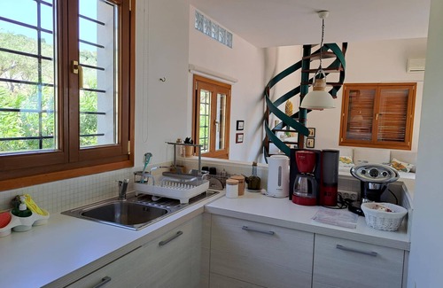 Keratokambos House | Dreamlike view of landscape and sea - holiday home Keratokampos, Crete