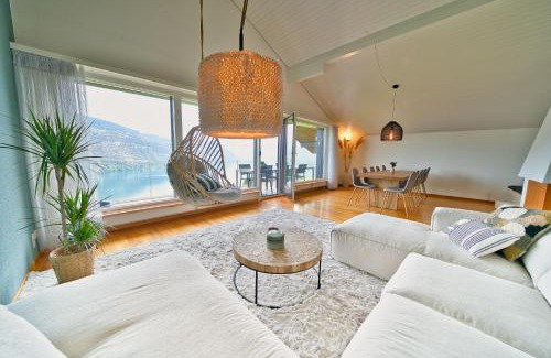 Krattigen Apartment | Dreamview Retreat - Breathtaking Lake Views