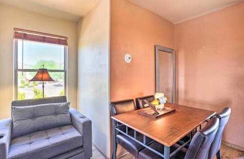 Desert View Apartment | Dreamy Desert Studio with Deck and Pool Access!