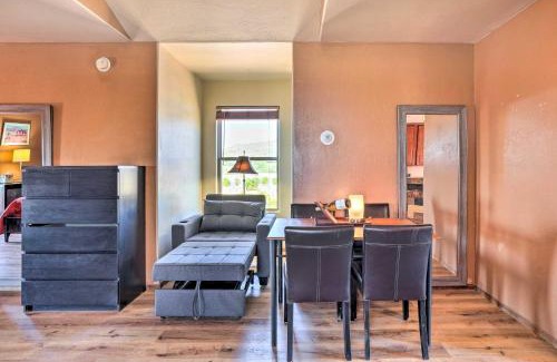 Desert View Apartment | Dreamy Desert Studio with Deck and Pool Access!