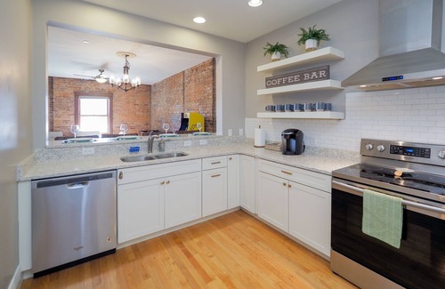 Central Business District Apartment | Dreamy Downtown Industrial Luxury Loft