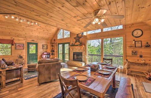 Ellijay House | Dreamy Ellijay Resort Cabin with Game Room and Decks!