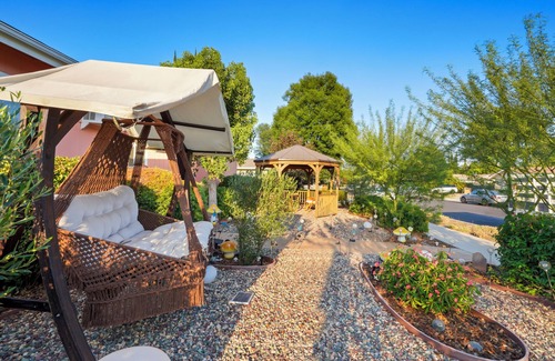 Warner Center Apartment | Dreamy Pink Glam Studio Enchanted Garden Access