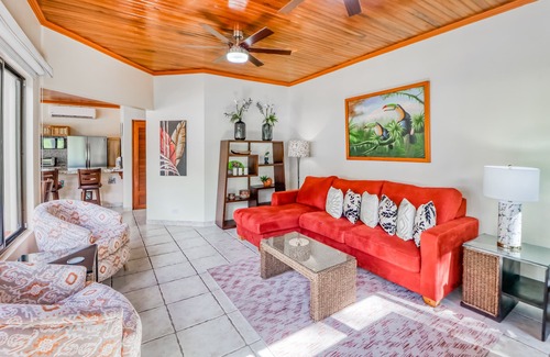 Esterillos Este House | Dreamy Tropical Escape W/Fast WiFi, Beach Access, Private Pool, AC & Balcony