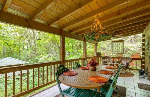 Blue Ridge House | Drifting Feather Mountain Cabin Waterfront Deck