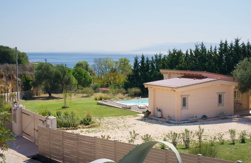 Karavados Villa | Driftwood Villas is an eco villa with a private pool, 3min walk from the beach!