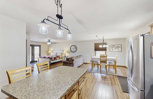 Rapid City House | Dual unit home with fenced yard, grill, firepit & jetted tub - close to town