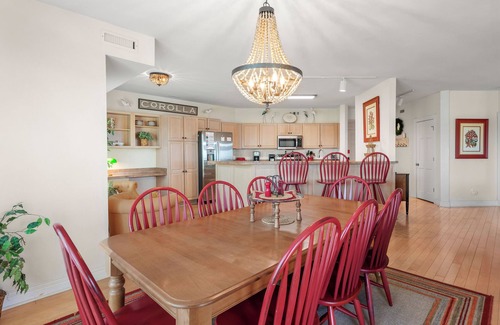Corolla Condo | Dune Time: Pet-Friendly, Private Spa, Spacious Wrap-Around Patio