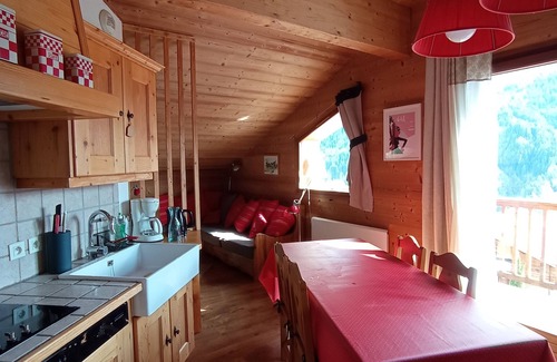 Hauteluce Apartment | Duplex 50m2 pied des pistes 6 pers les saisies hauteluce/contamines montjoie