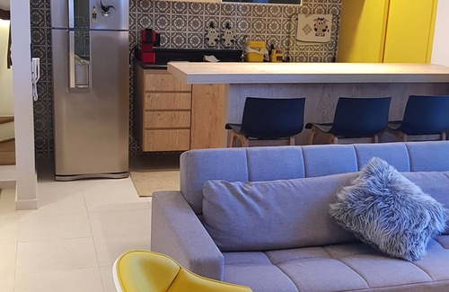Peninsula Apartment | Duplex apartment with incredible sea views in a gated community in Guarujá.