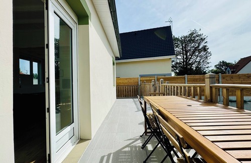 Cucq House | Duplex d'Opale - House on 2 separate floors in the heart of Stella-Plage