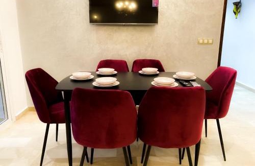 Tangier Apartment | Duplex familial de 3 chambres with all rooms air-conditioned