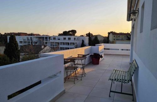 Saint-Eloi Apartment | Duplex toit terrasse vue panoramique