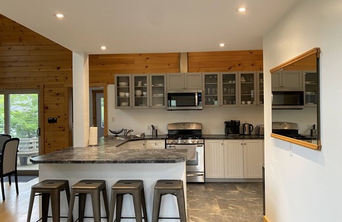 Dwight House | Dwight Beach - Modern 4 bedroom and 3.5 bathroom lakeside cottage