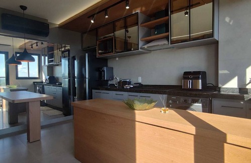 Centro Apartment | E&A Complete and Comfortable Loft in Ed. Sunset in the Center of Dourados