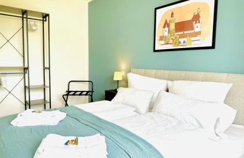 Nordost Apartment | E&K living - design Apartments - SKY-TV - Audi - IN village - free parking