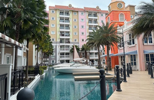 Na Chom Thian Condo | E2 - Seven seas cote d azur 2bed Pattaya Jomtien enjoy water park, gym, kid club