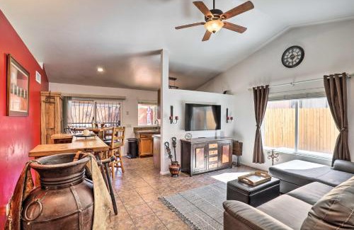 Coyote Corridor House | East Tucson House with Private Backyard and Fire Pit