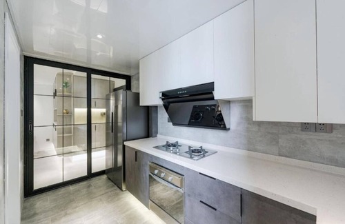 Changning Apartment | Easternhub- Modern Light Luxurious Three-bedroom Apartment Lazy Afternoon