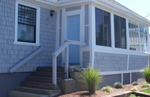 Easton's Point House | Easton's Beach House: Fall Weekends, Cozy Firepit, Steps to the Beach!