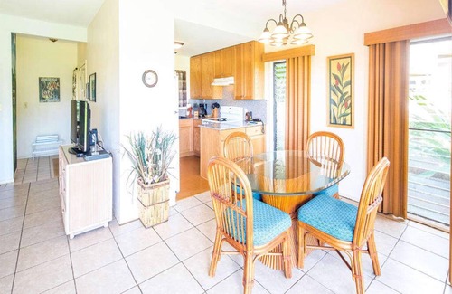 Lihue Condo | Easy Kauai Living! Lanai to Lawn, Full Kitchen, WiFi, Ceiling Fans–Kaha Lani 102