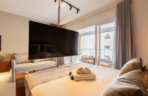 Vila Congonhas Apartment | Easy Star - Lindo studio C/Vaga no Campo Belo - AH03I