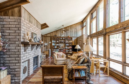 Angel Fire House | Eclectic home w/ a guest studio, wood-burning fireplace, & more!